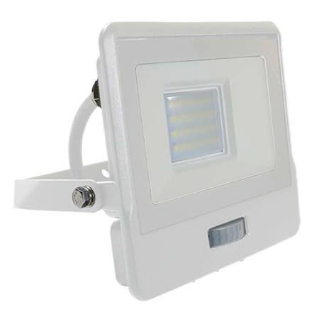 reflector led smd 20w 400k ip65 cu senzor miscare - alb - imagine 15